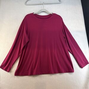 Susan Graver Modern Essentials, Plus Size 1X, Longsleeve, Casual, Workwear